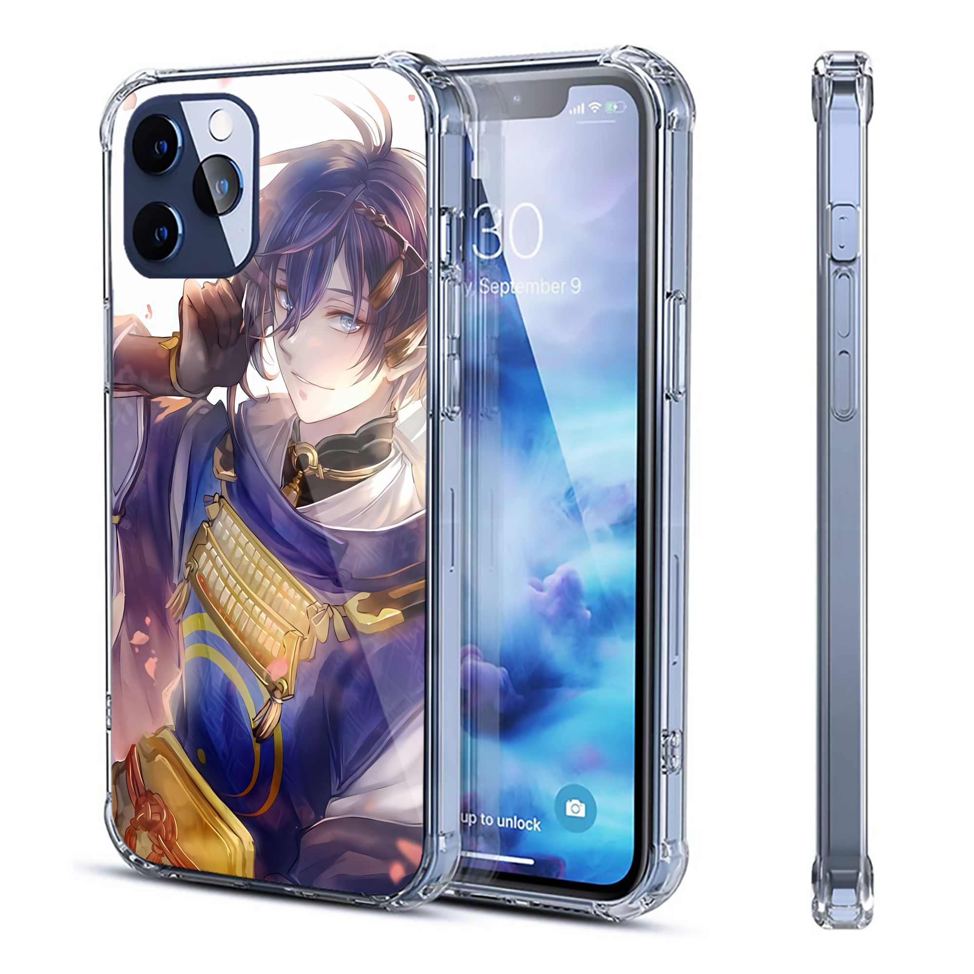 （画像用） 刀剣乱舞 Touken Ranbu 【iPhone 12シリーズ対応】透明スマホケース（クリアソフトケース）
